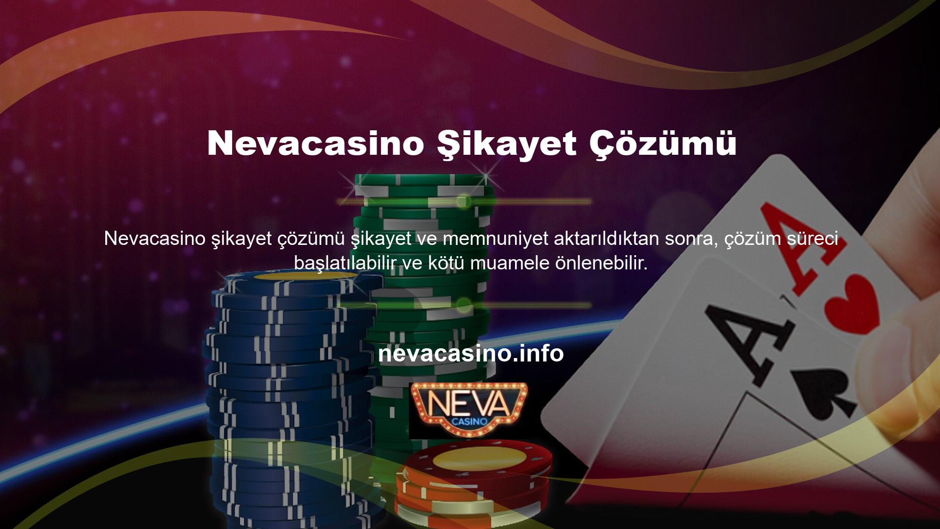 Web sitesi Nevacasino şikayetinin içeriğinden kaçınmak için kapsamlı bir araştırma yaptı